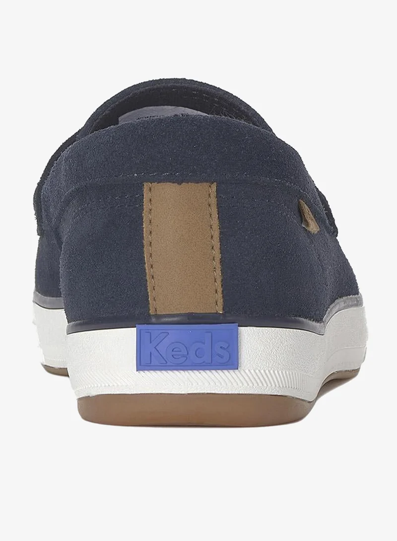 كيدز كيدز نسائي لوفر سنتر  جلد سويدي كاجوال كحلي