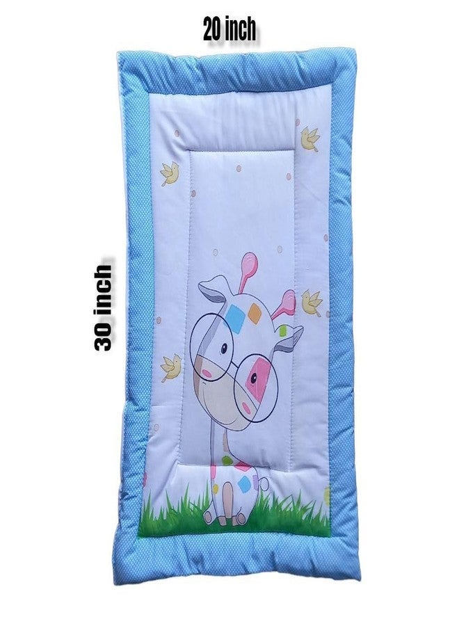ONDOLL Combo Newborn Baby Pom Pom Cotton Baby Bed | Godari | Cradle Bed | Crib Sheet | Changing Mat Baby Godadi | Godari | Bedding Set | Mattress_Pack of 2 Piece_(20 * 30 Inch)_(V_i_668715_Multicolor) - Image 4