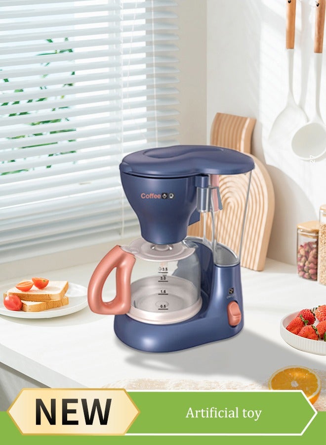 Kids' Cafe Machine role-playing pretend that kitchen appliances are imaginative, Creative Coffee Maker Toy pretend to play kitchen appliances toy sets with Realistic Action Light and Sounds  Espress - Image 1