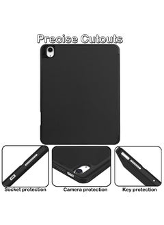 DUSALA Case for IPad Air 13 Inch Case 2024 with Pencil Holder Auto Sleep/Wake Slim Cover for IPad 13'' Case (Black)  - Image 5