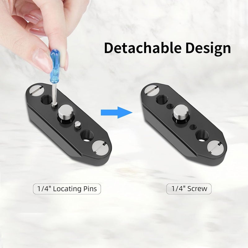 Nitze NATO Rail with 1/4” Screw and Removable Locating Pins - N49-D1/4 - Image 4