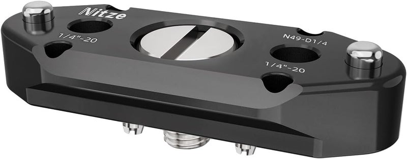 Nitze NATO Rail with 1/4” Screw and Removable Locating Pins - N49-D1/4 - Image 1