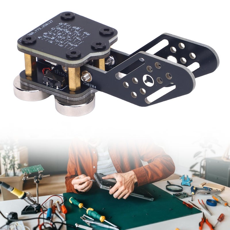 CW Keyer Automatic Trainer PCB 4 Nd Magnet Bases Double Paddle Automatic Morse Code Key - Image 3