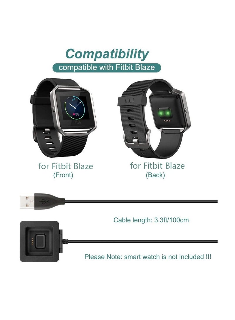 Captaintech SYOSI, Charger for Fitbit Blaze, Replacement Charging Dock Adapter for Fitbit Blaze Smart Fitness Watch - Image 2