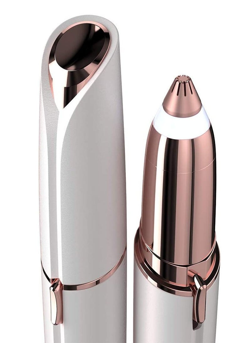Eyebrow Hair Trimmer Rechargeable White