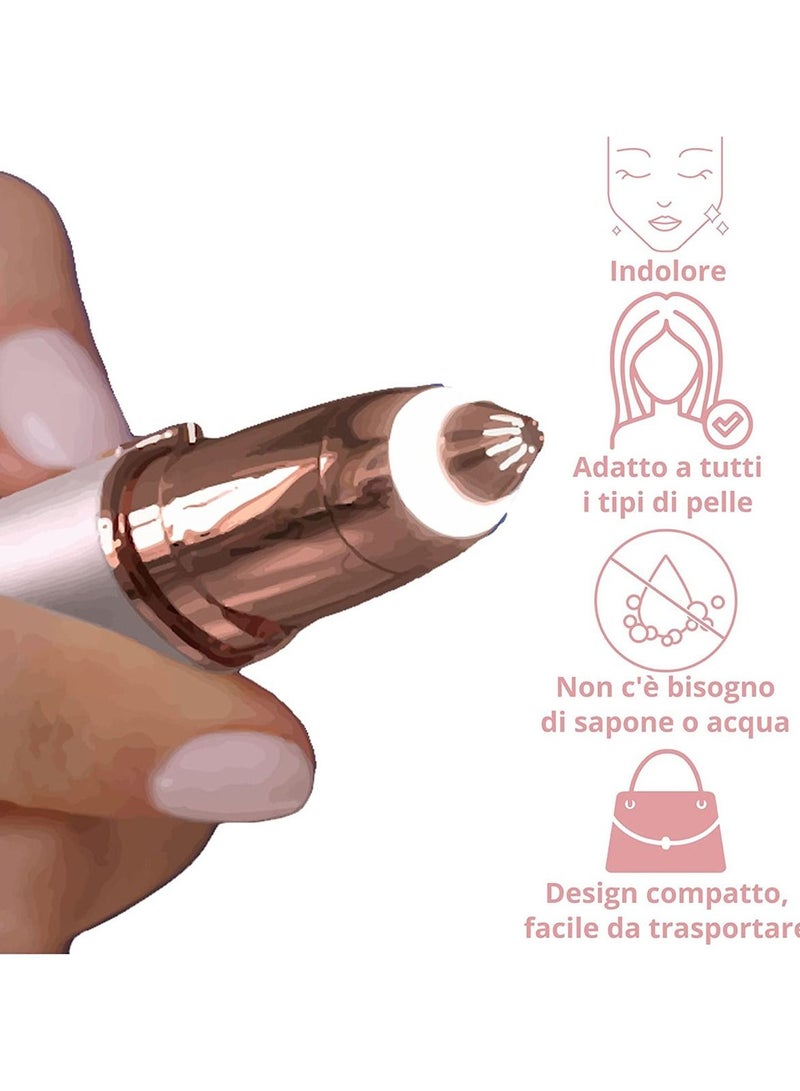 Eyebrow Hair Trimmer Rechargeable White