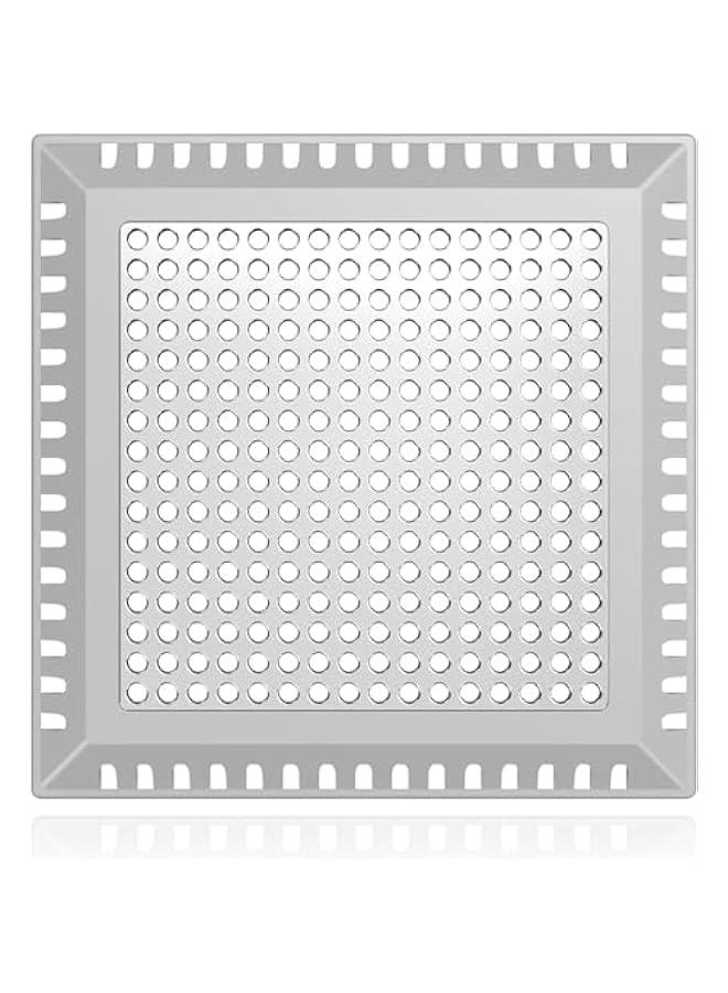 هوكور SupWolf Drain Hair Catcher,Shower Drain Cover Hair Catcher Shower Drain Strainer for Bathroom Floor,Square Shower Hair Drain Catcher to Keep Away from Clogged Drain-No Rust  - Image 1