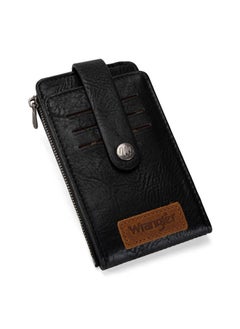 Wrangler Womens Bifold Card Wallet Vintage Multi Credit Card Holder Slim Minimalist With Zipper Pocket Coin Purse  - Image 4