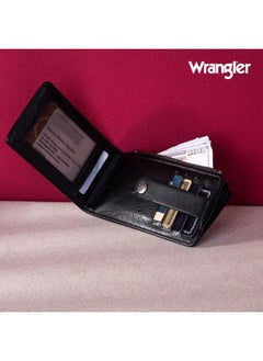 Wrangler Womens Bifold Card Wallet Vintage Multi Credit Card Holder Slim Minimalist With Zipper Pocket Coin Purse  - Image 2