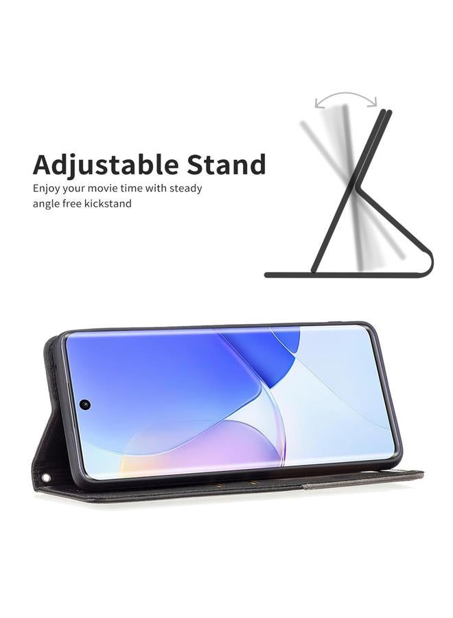 S-TOP Case For Honor 50 / Huawei nova 9 Prismatic Invisible Magnetic Leather Phone Case - Image 3