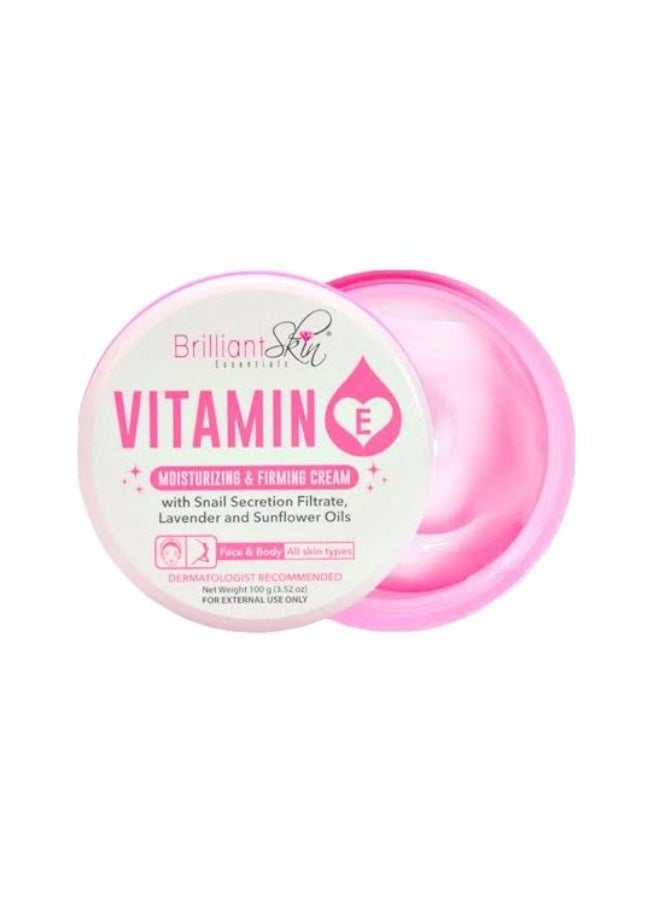 بريليانت سكين كريم "بريليانت سكين" (Brilliant Skin) المرطب والمشدّ للبشرة بفيتامين E - سعة 100 غرام - عناية مرطبة للبشرة - Image 3