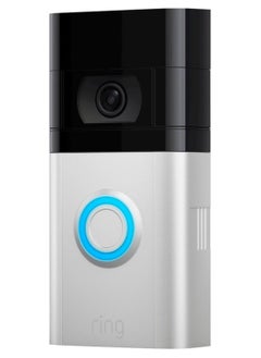 Ring Ring Video Smart Wi-Fi Video Doorbell 4 - Satin Nickel  - Image 2
