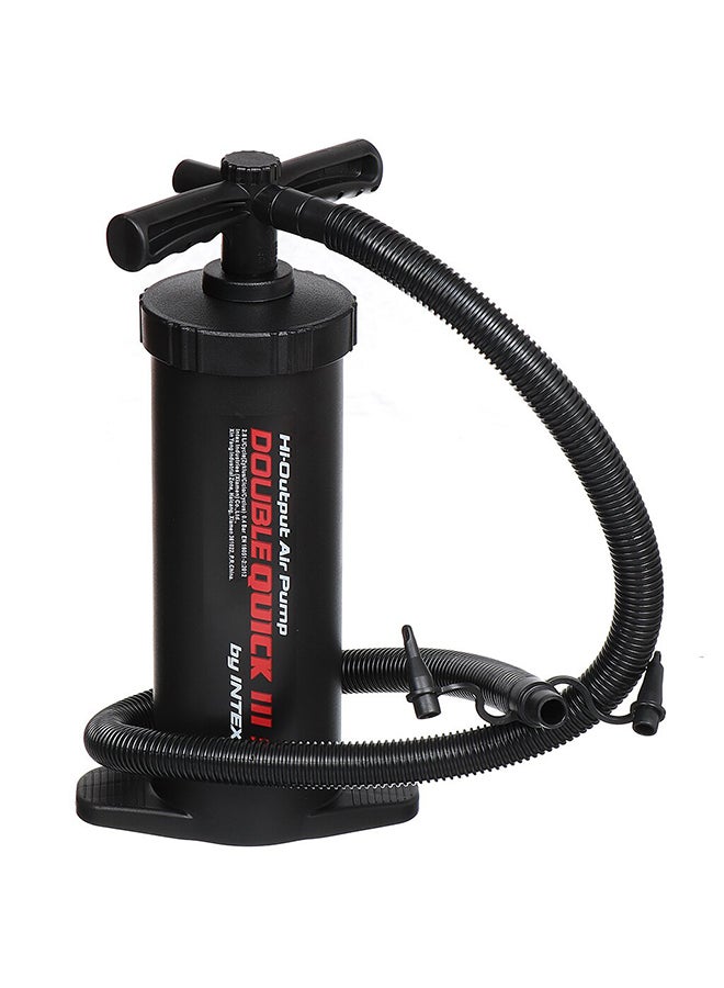 INTEX Double Quick III S Hand Pump Black/Red 37cm - Image 2