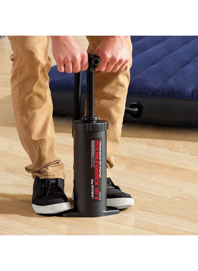 INTEX Double Quick III S Hand Pump Black/Red 37cm - Image 3