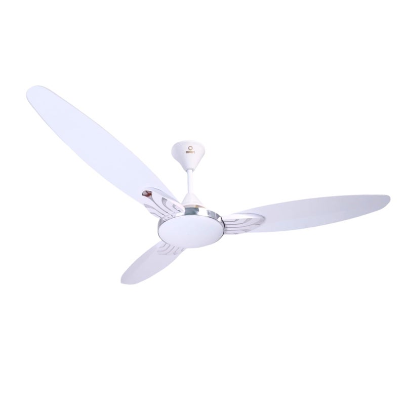 Omen Changing Lives 1200mm Falcon Prime Ceiling Fan | Powerful & Decorative Fan with Elegant Design | High Air Delivery 210 m³/min | 400 RPM Speed | BEE Star Rated | 2-Year Warranty (White) - Image 2
