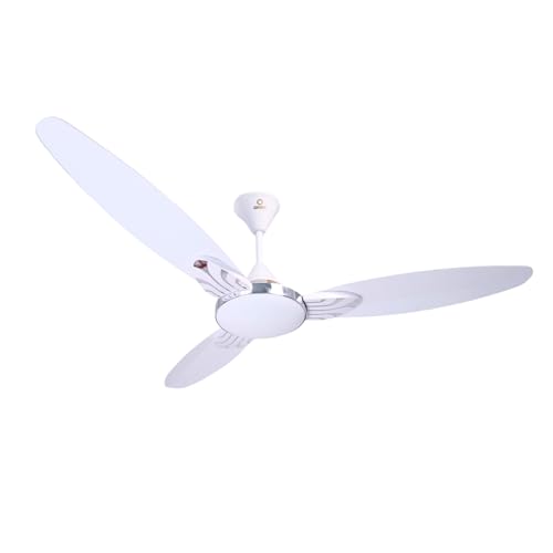 Omen Changing Lives 1200mm Falcon Prime Ceiling Fan | Powerful & Decorative Fan with Elegant Design | High Air Delivery 210 m³/min | 400 RPM Speed | BEE Star Rated | 2-Year Warranty (White) - Image 1
