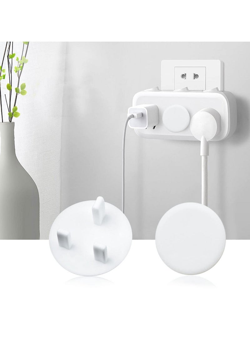 Bluejw 20Pcs Plug Socket Covers, Electrical Outlet Protectors Safety Caps for Baby Child at Home and School (White) - Image 1