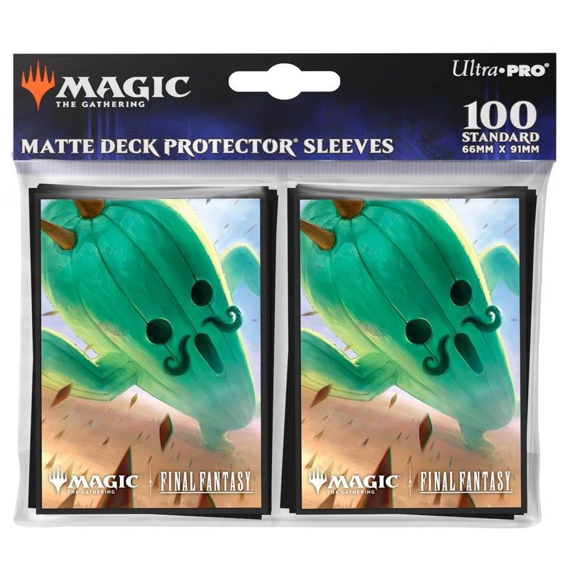 Ultra PRO Final Fantasy x Universes Beyond Cactuar 100ct Deck Protector Sleeves for Magic The Gathering Trading Card Accessories Collectible Card Game Gear Final Fantasy Collectibles - Image 2
