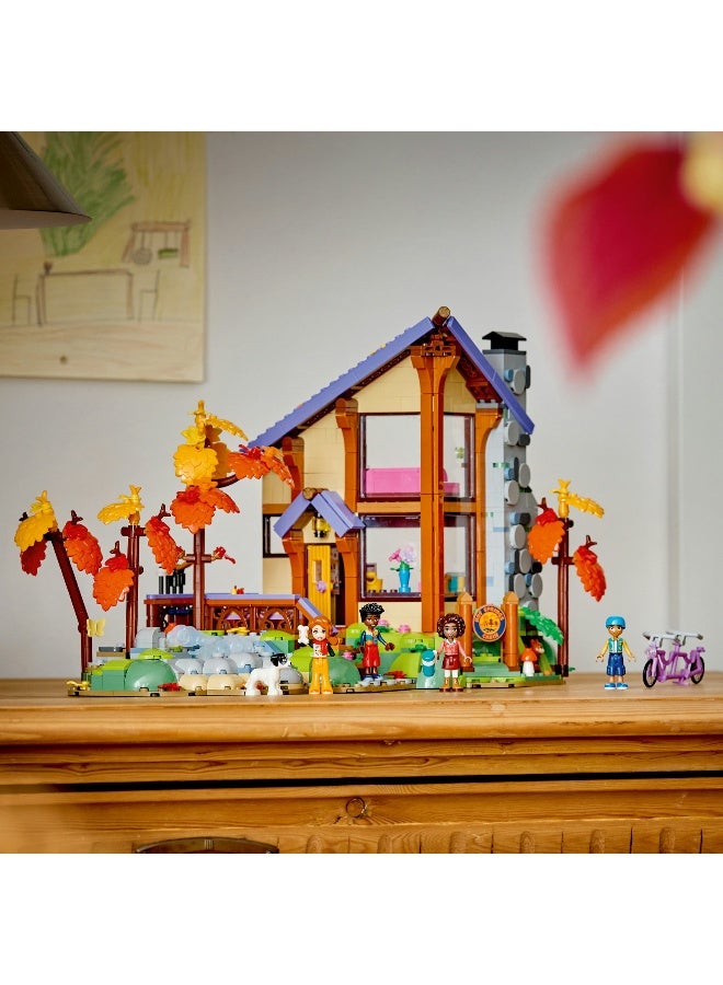 LEGO Friends Cozy Fall Forest Cabin 42705 Building Toy Set (1427 Pieces) - Image 5