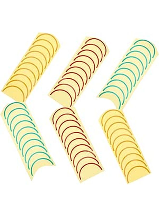 6 Sheets Self Adhesive Pressure Gauge Identification Decal Stickers for Quick Installation - Image 1