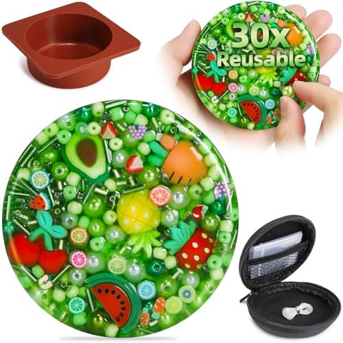 PLUMIA Reusable Picky Fidget Pad with Mold Microwaveable 30 Times Sensory Skin Picking Fidget Toys Portable Picking Pad for OntheGo Use Gift for Adults with Anxiety ADHD OCD Dermatillomania - Image 1