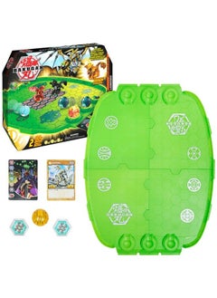 BAKUGAN Bakugan Evo Battle Arena Includes Exclusive Leonidas Bakugan 2 Cards And Bakucores Neon Game Board For Bakugan Collectibles Ages 6 And Up  - Image 1