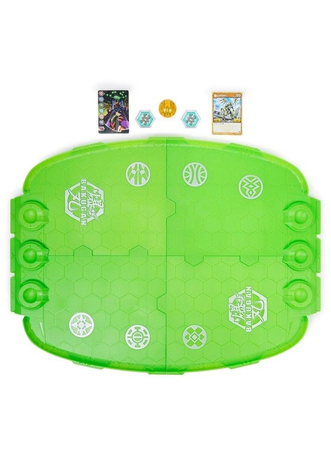 BAKUGAN - Bakugan Evo Battle Arena Includes Exclusive Leonidas Bakugan 2 Cards And Bakucores Neon Game Board For Bakugan Collectibles Ages 6 And Up - Image 1