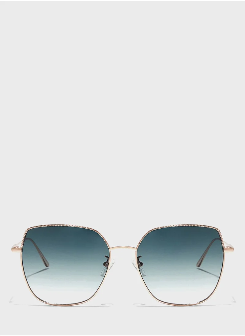 30Sundays Sage Oversized Sunglasses