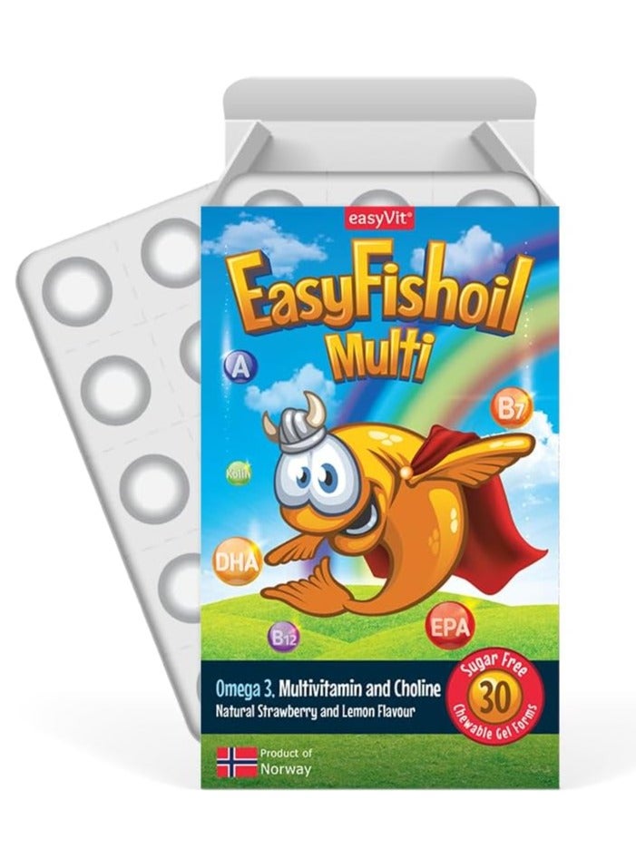 easyVit Easy Fish oil Multi 30 Chewable Gel - Image 1