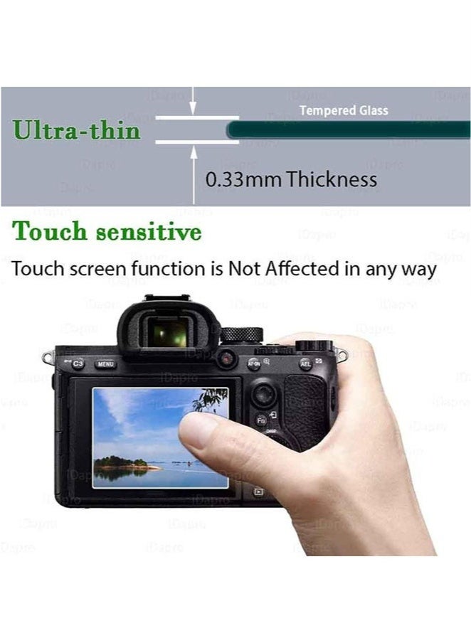 KENSUO 2 PACK Screen Protector for Sony Alpha ZV-E10 ZVE10 ZV-E10L ZVE10L ZV-1F ZV1F ZV-1 II ZV-1 ZVI ZV1II [Not for ZV-E10 II], 0.3mm 9H Hardness Tempered Glass Cover Anti-Scrach Anti-Bubble - Image 3