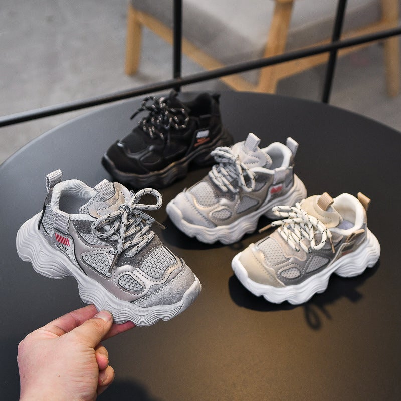Mesh Sneakers Lightweight Flexible Sole Walking Shoes For Kids Indoor And Outdoor Activities - Image 2