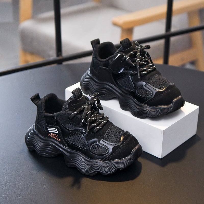Mesh Sneakers Lightweight Flexible Sole Walking Shoes For Kids Indoor And Outdoor Activities - Image 4