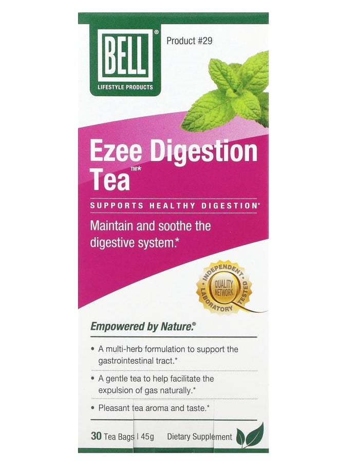 Bell Lifestyle Ezee Digestion Tea 30 Tea Bags (45 g) 