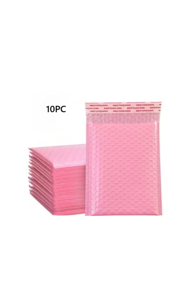 Bubble Bags 10pcs Self Sealing Plastic Bubble Bags with Strong Adhesive High Quality Anti Static Padded Bags for Shipping Storage and Transport pink size 26*32 - Image 2