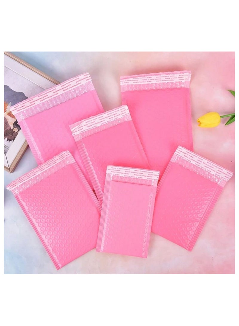 Bubble Bags 10pcs Self Sealing Plastic Bubble Bags with Strong Adhesive High Quality Anti Static Padded Bags for Shipping Storage and Transport pink size 26*32 - Image 5