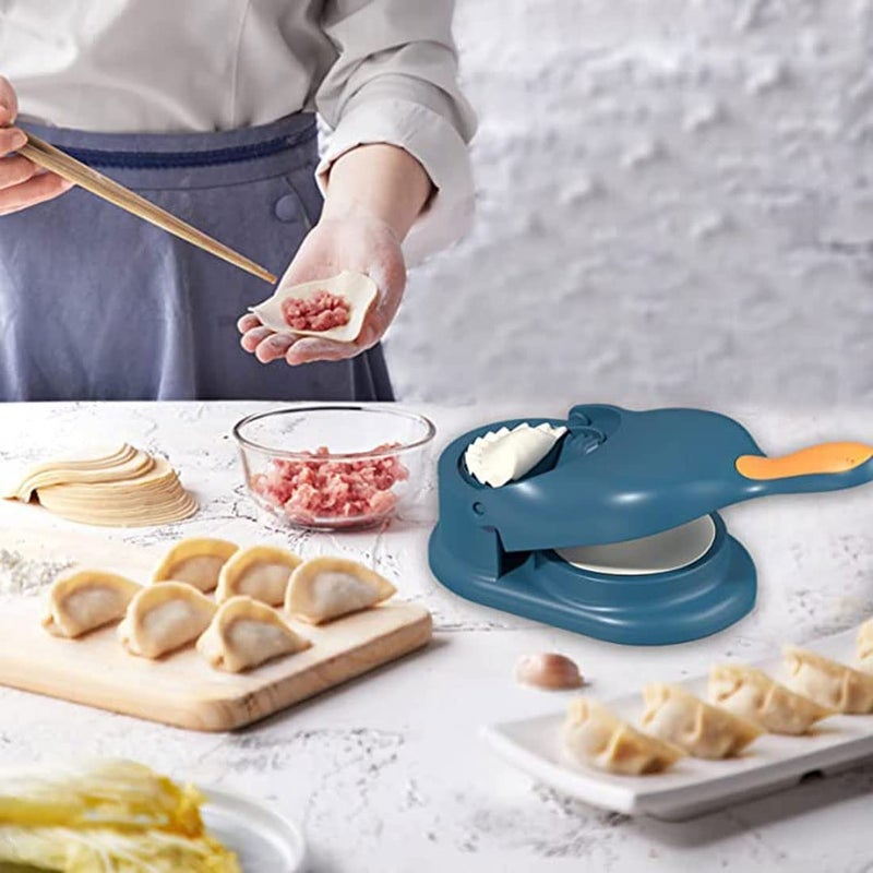 PRIMEFAIR PRIMEFAIR 2 in 1 Dumpling Maker Dumpling Maker Machine Kitchen Dumpling Making Tool Baking Pastry Manual Artifact for Pressing Dumpling MULTICOLORA03  - Image 1