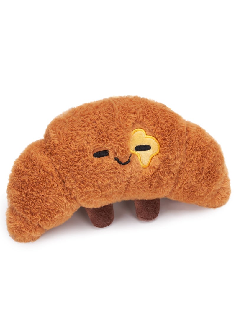 Caaaat Caaaat Butter Croissant Bread Plush  Cute Stuffed Bread Croissant Plushies  Funny Food Toys Decor Pillow  Stuffed Toy Squishy Plushies for Boys & Girls  - Image 1