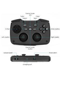 Y&D RK707 Mini Keyboard and Mouse Combo with Trackpad Media Game Controller 62-Key Rechargeable Backlit Turbo Vibration for PC Raspberry pi2 Android TV Google  - Image 4