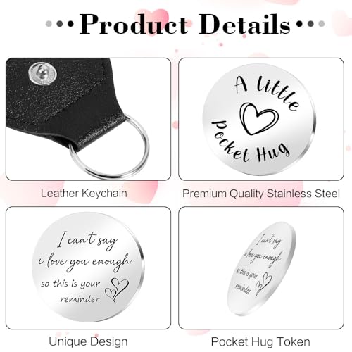 STARKET I Love You Gifts For Him Anniversary Goft For Men Pocket Hug Token I Love You Gift For Her Long Distance Relationship Gifts For Boyfriend Husband Valentines Day Gifts For Men Unique - Image 3