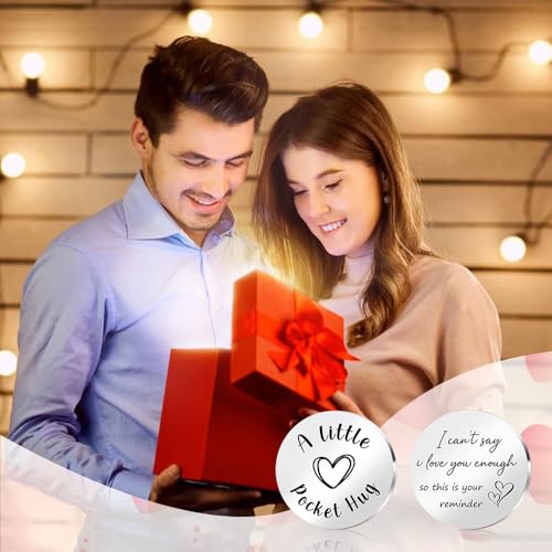 STARKET I Love You Gifts For Him Anniversary Goft For Men Pocket Hug Token I Love You Gift For Her Long Distance Relationship Gifts For Boyfriend Husband Valentines Day Gifts For Men Unique - Image 5