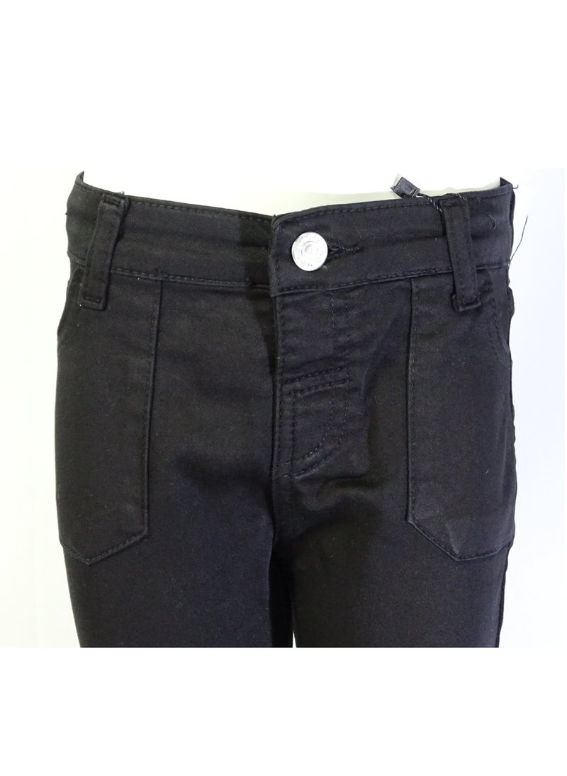 SHELTER - "Girls' pants with button at the waist from the Shelter collection, 23006." - Image 1