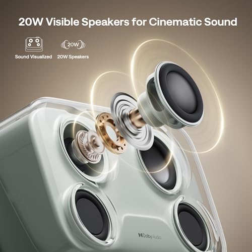 Aurzen BOOM mini Google TV Movie Projector with WiFi and Bluetooth, Voice Control, Family Mode, 20W Dolby Audio, Real-Time Focus, 4K Supported Smart Portable Home Theater Projector Outdoor, Green - Image 4