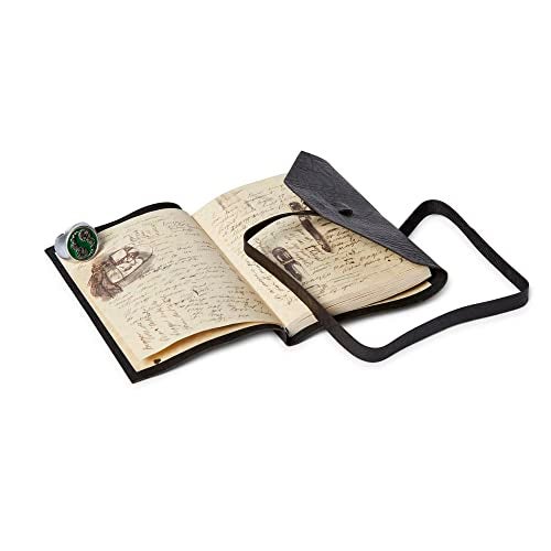 Underground Toys Doctor Who "Journal of Impossible Things" Journal With Masters Ring Set - Features Leather-Style Cover With Blank & Printed Pages - Adjustable Silver Ring - Seen On BBC Series "End Of Time" Episode - Image 2