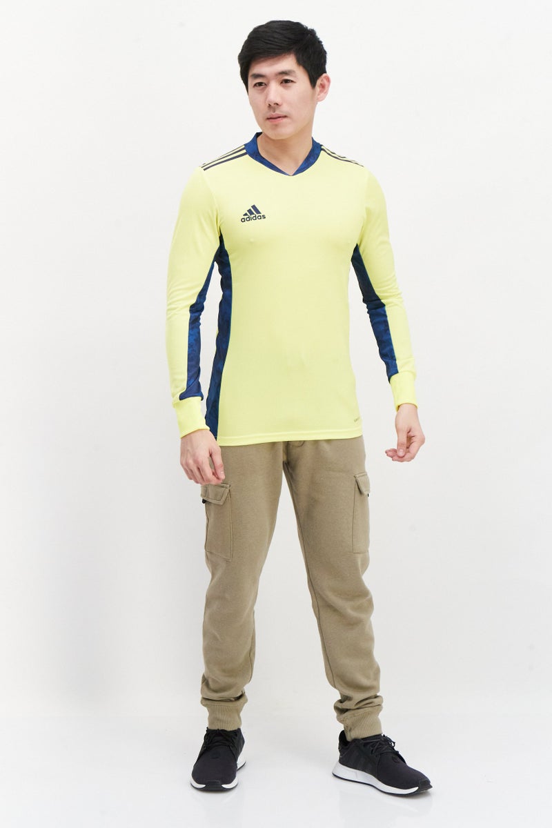 Men Sportswear Long Sleeve T-Shirt, Light Green/Navy