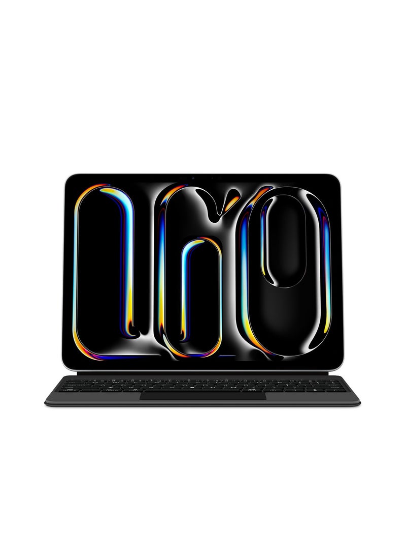 عام لوحة مفاتيح مغناطيسية لـ iPad Pro 11/13” 2024، تحتوي على لوحة تعقب متعددة اللمس، لوحة مفاتيح خلفية لاسلكية، قاعدة عائمة قابلة للتعديل بسهولة - Image 3