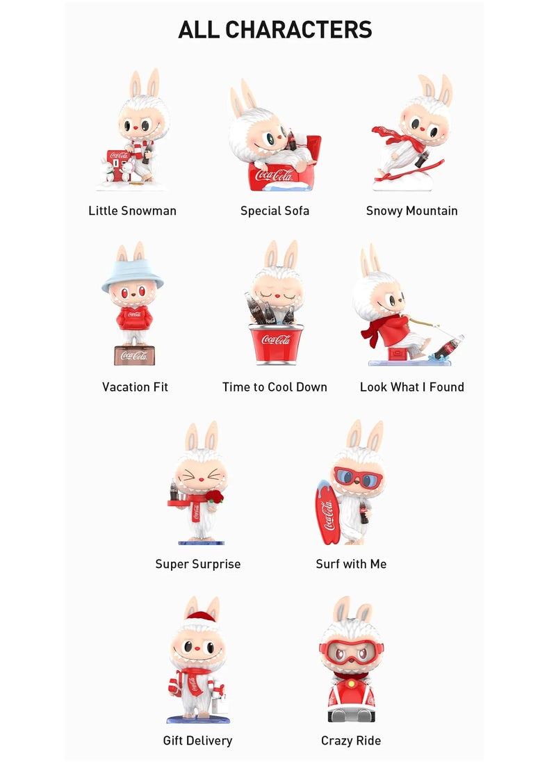 POP MART labubu The monsters Coca-Cola series dolls blind box random design action figures collectible toys home decoration holiday birthday gifts for boys and girls single boxed set  - Image 5