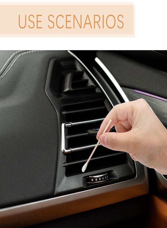 Norme 500 Pcs 3 Inch Gun Cleaning Swabs Long Cotton Swabs in Storage Box Long Round Tip with Wooden Handle Buds for Makeup Baby Pet Care - Image 5