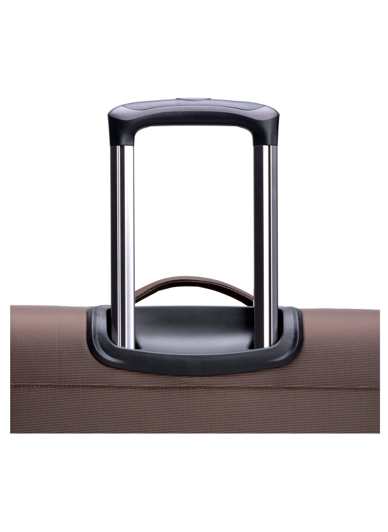 eminent - Soft Shell Travel Bag Expandable Luggage Trolley for Unisex Polyester Light Weight Suitcase with TSA Lock 4 Quiet Double Spinner Wheels V6093SZ - Image 1