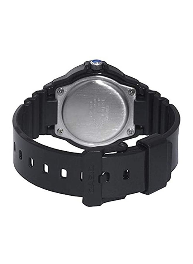 CASIO Unisex Water Resistant Resin Analog Watch LRW-200H-1B - 30 mm - Black - Image 2