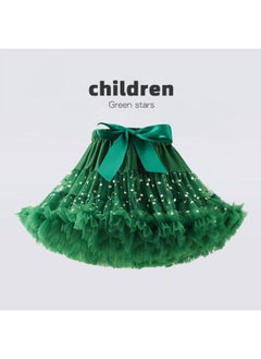 Generic European And American Christmas Children's Wear Women's Short Soft Veil Breathable Tutu Princess Skirt Children's Mesh Veil Puff Skirt Women's Pleated Skirt 